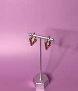 Five Pairs Glamorous Hoop Earrings