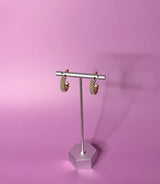 Five Pairs Glamorous Hoop Earrings