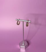 Five Pairs Glamorous Hoop Earrings