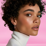 Five Pairs Glamorous Hoop Earrings